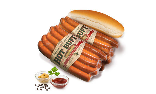 Λουκάνικα Hot Buff με Βουβαλίσιο Κρέας, Kerkini Farm