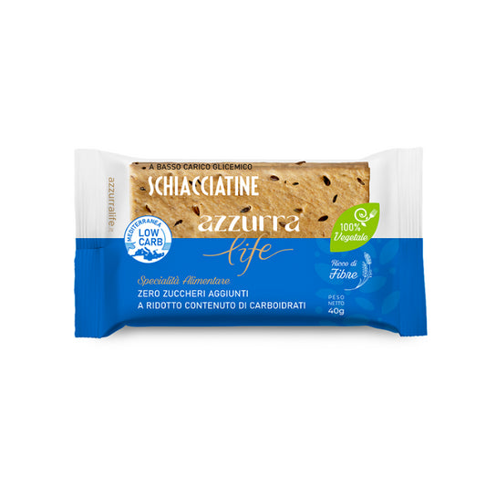 Azzurra Life Κράκερ με Λιναρόσπορο Low Carb 40g