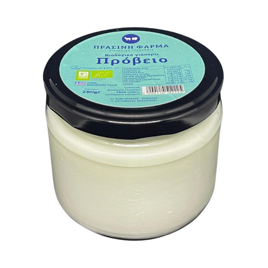 Βιολογικό Γιαούρτι Πρόβειο Πλήρες 280g   Πράσινη Φάρμα