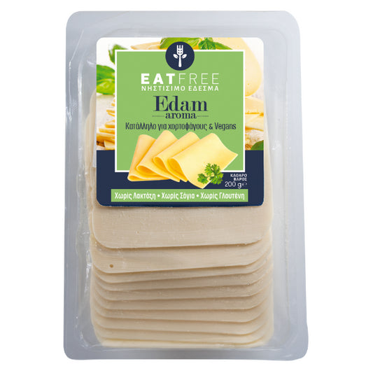 Φυτικό Έδεσμα Edamino σε Φέτες, 200 γρ., Eat Free